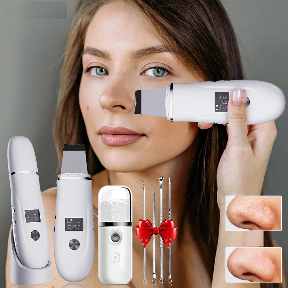 Ultrasonic Skin Scrubber with EMS Lifting by HitMyNeed