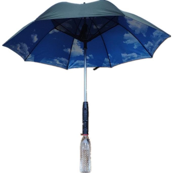 Umbrella with Built-In Fan and Mist Spray by HitMyNeed