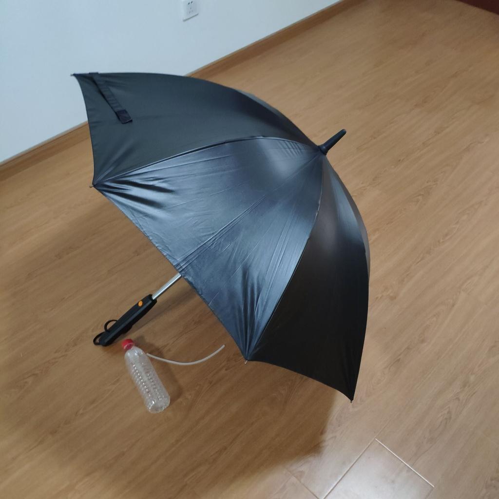 Umbrella with Built-In Fan and Mist Spray by HitMyNeed
