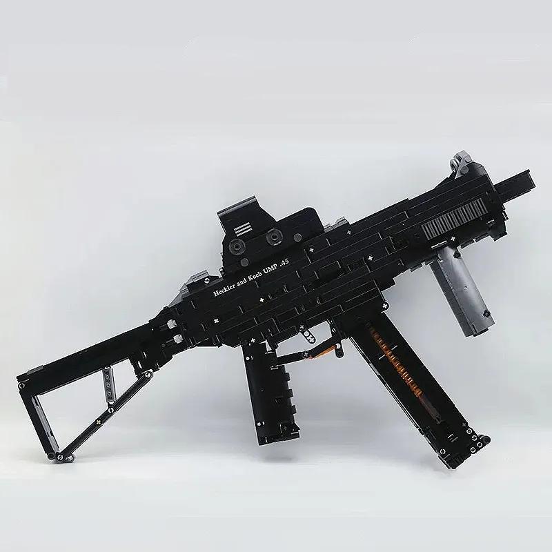 UMP45 Building Block Gun Model 1609pcs by HitMyNeed