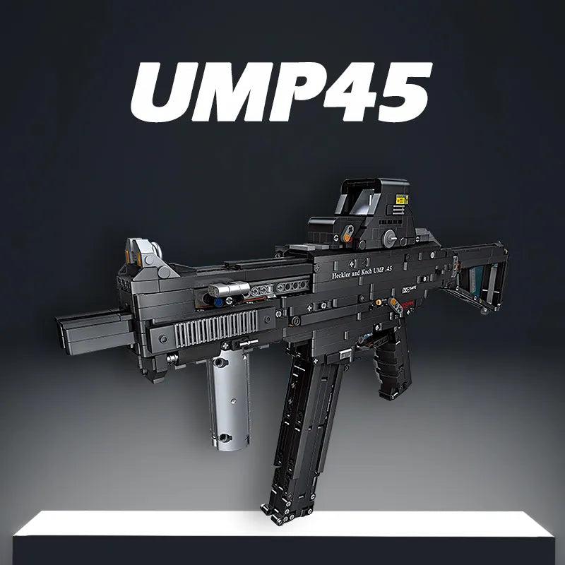 UMP45 Building Block Gun Model 1609pcs by HitMyNeed