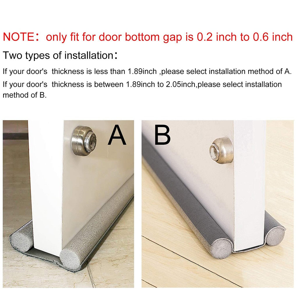 Under Door Draft Stopper and Noise Blocker by HitMyNeed