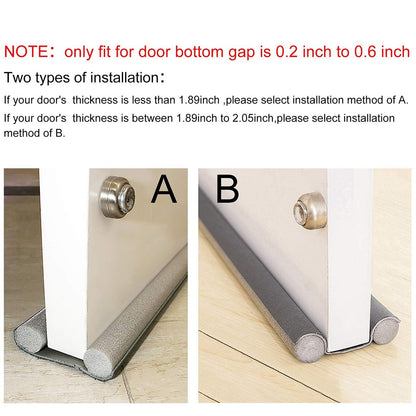 Under Door Draft Stopper and Noise Blocker by HitMyNeed