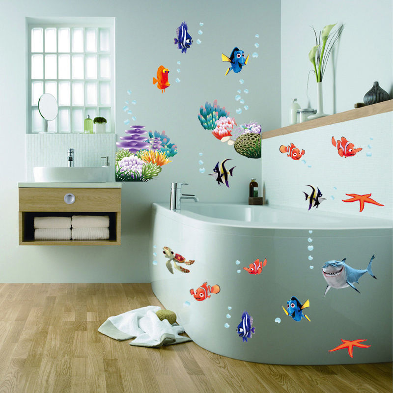 Under the Sea Wall Vinyl Stickers for Kids Rooms by HitMyNeed