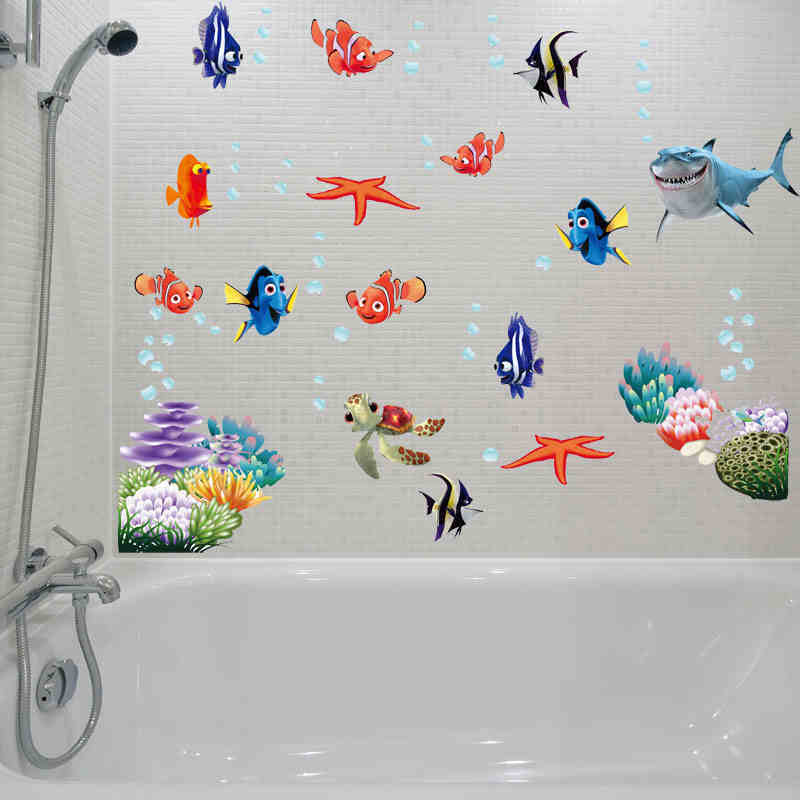 Under the Sea Wall Vinyl Stickers for Kids Rooms by HitMyNeed