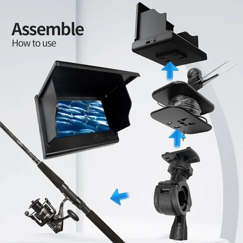 Underwater Fishing Camera 1080P HD 4.3" LCD Finder by HitMyNeed