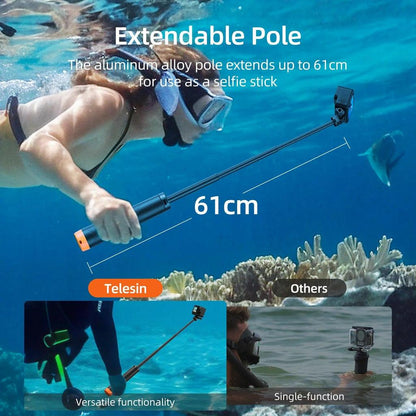 Underwater Floating Selfie Stick Tripod for Action Cams by HitMyNeed