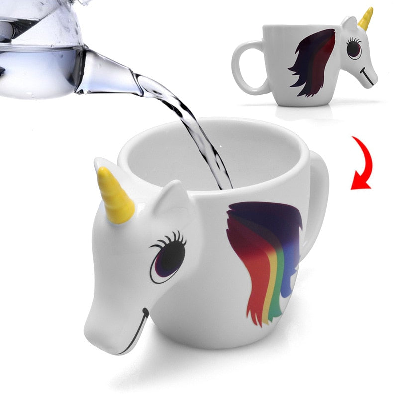 Unicorn Color Changing Magic Ceramic Mug 350ml by HitMyNeed
