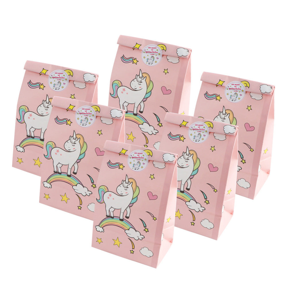 Unicorn Goodie Bags with Stickers, 12-Pack by HitMyNeed