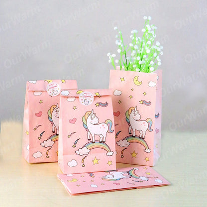 Unicorn Goodie Bags with Stickers, 12-Pack by HitMyNeed