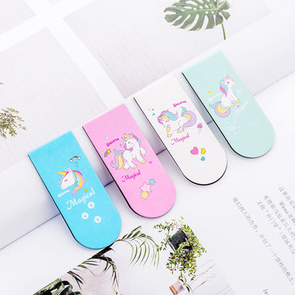 Unicorn Magnetic Bookmarks Set of 4 by HitMyNeed
