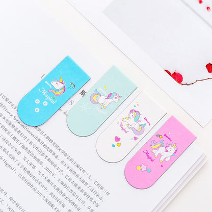 Unicorn Magnetic Page Markers Set of 4 by HitMyNeed