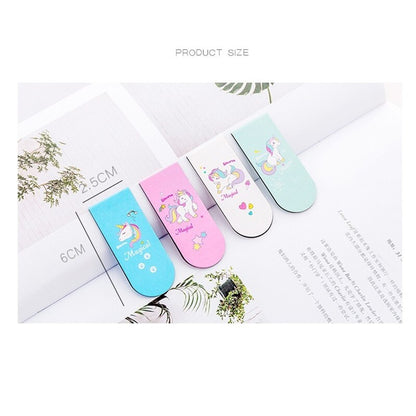 Unicorn Magnetic Page Markers Set of 4 by HitMyNeed