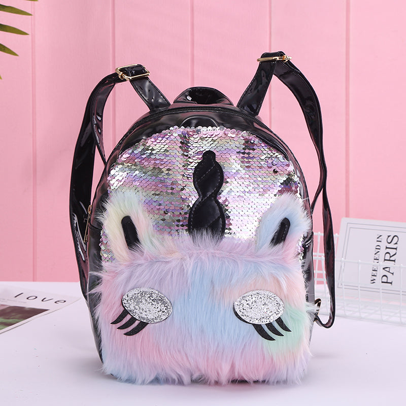 Unicorn Sequin Backpack for Girls, 20 x 28cm by HitMyNeed
