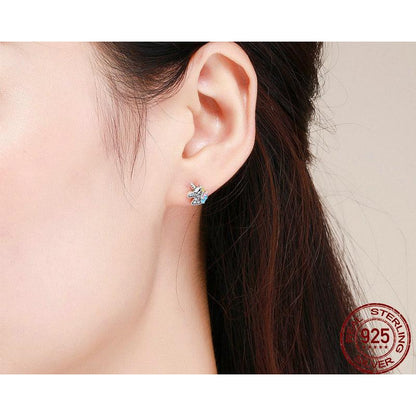 Unicorn Stud Earrings in 925 Sterling Silver by HitMyNeed