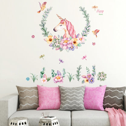 Unicorn Wall Stickers for Kids Bedroom Decor by HitMyNeed