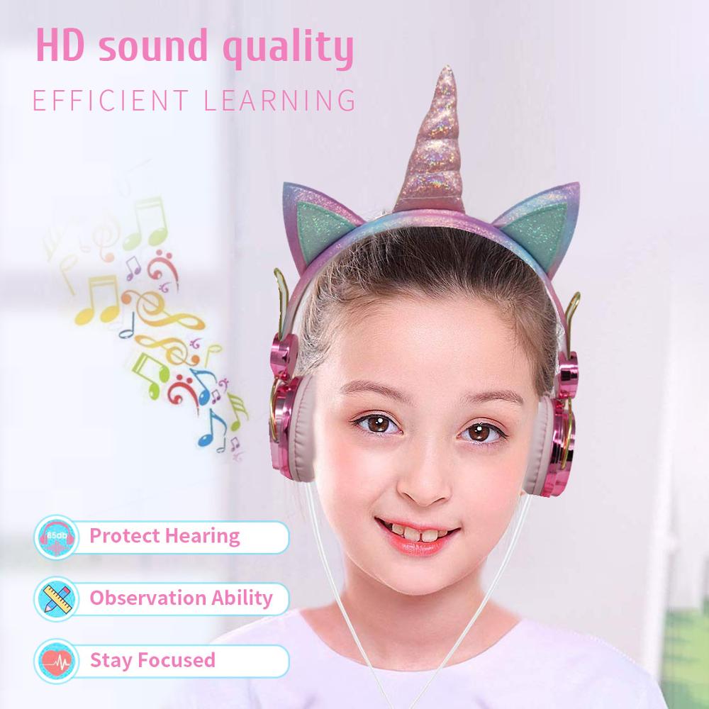 Unicorn Wired Headset with Microphone and Volume Control by HitMyNeed
