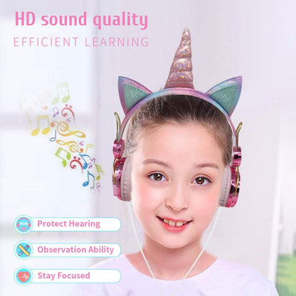 Unicorn Wired Headset with Microphone and Volume Control by HitMyNeed