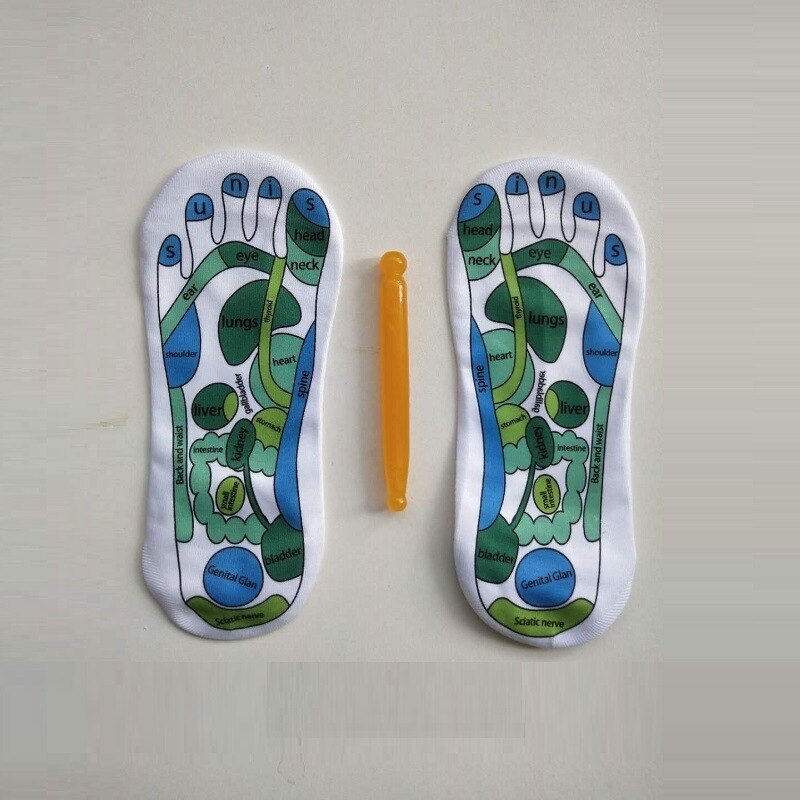 Unisex Acupressure Reflexology Socks Guide by HitMyNeed