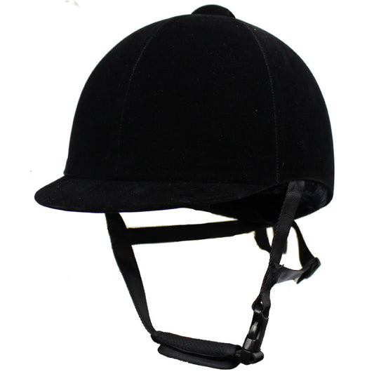 Unisex Adjustable Horse Riding Helmet Cap black m56 by HitMyNeed