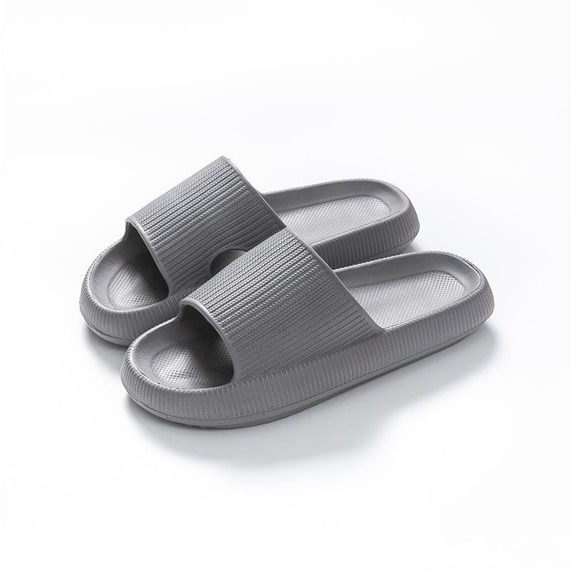 Unisex Anti-Slip Cloud Platform EVA Slide Sandals gray 34-35fit-22-23-cm by HitMyNeed