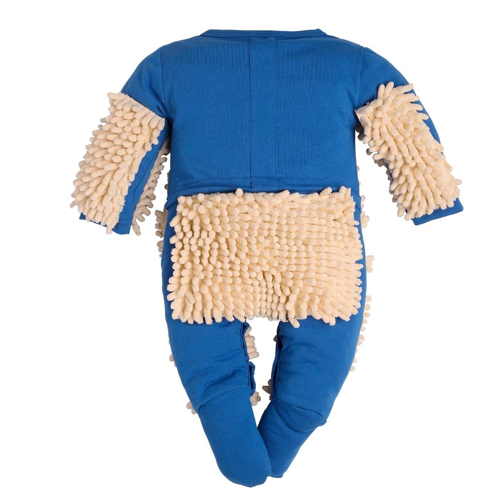 Unisex Baby Mop Crawling Suit Overall by HitMyNeed