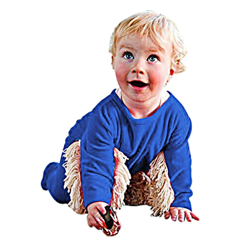 Unisex Baby Mop Crawling Suit Overall by HitMyNeed