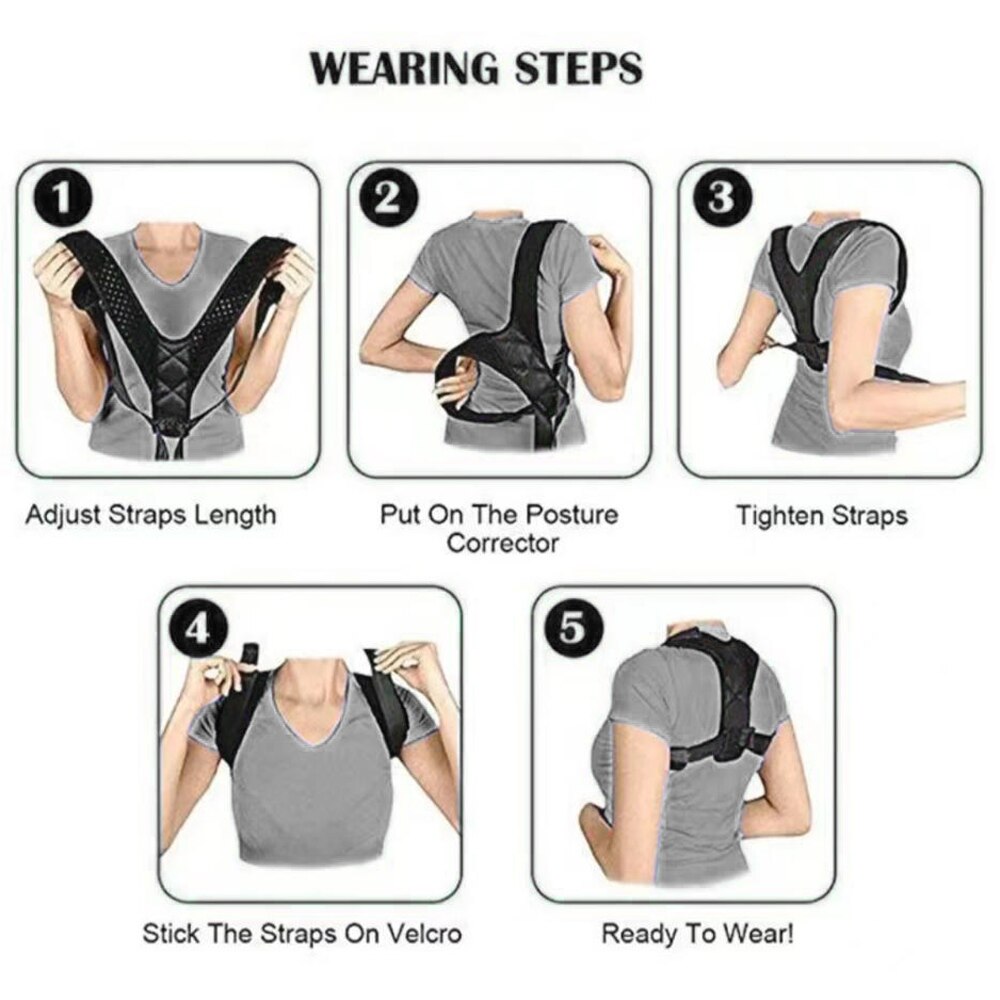 Unisex Back Posture Correction Belt by HitMyNeed