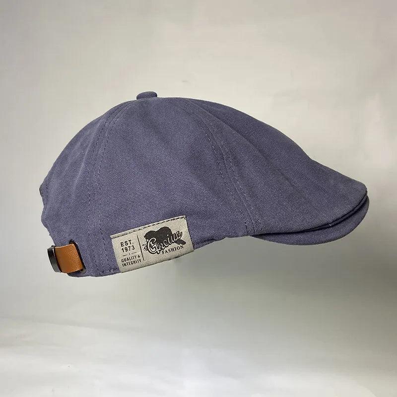 Unisex British Ivy Cap Cotton Linen Adjustable by HitMyNeed