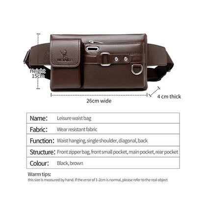 Unisex Crossbody Sports Waist and Chest Bag by HitMyNeed