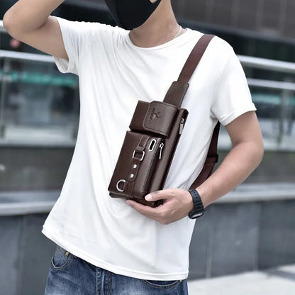 Unisex Crossbody Sports Waist and Chest Bag by HitMyNeed