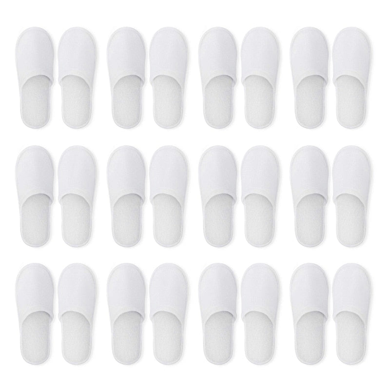 Unisex Disposable Slippers, 12 Pairs by HitMyNeed