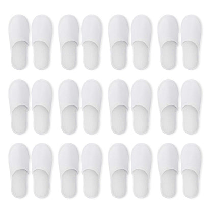Unisex Disposable Slippers, 12 Pairs by HitMyNeed