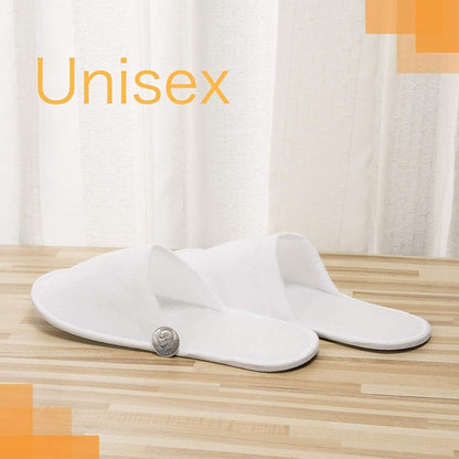 Unisex Disposable Slippers, 12 Pairs by HitMyNeed