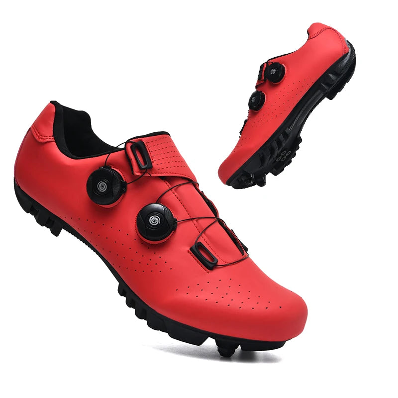 Unisex Flat MTB Cycling Shoes with Cleat Compatibility by HitMyNeed