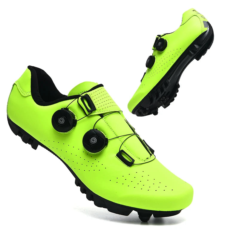 Unisex Flat MTB Cycling Shoes with Cleat Compatibility by HitMyNeed