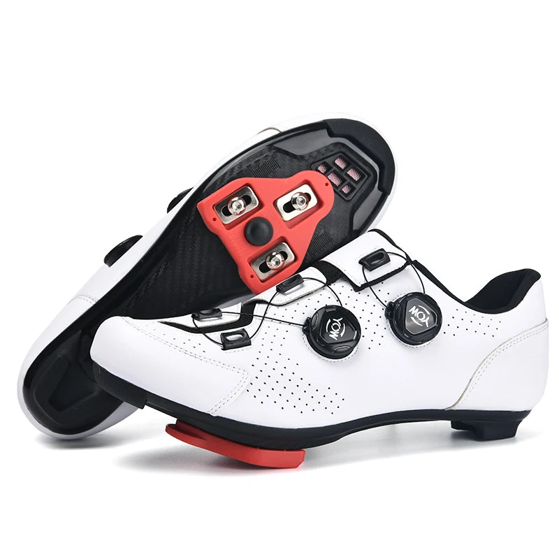 Unisex Flat MTB Cycling Shoes with Cleat Compatibility s1-white-road-cleat 37.0 by HitMyNeed