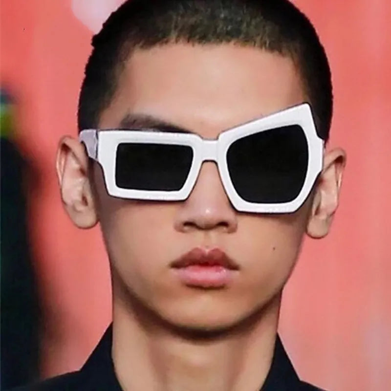 Unisex Irregular Square UV400 Sunglasses by HitMyNeed
