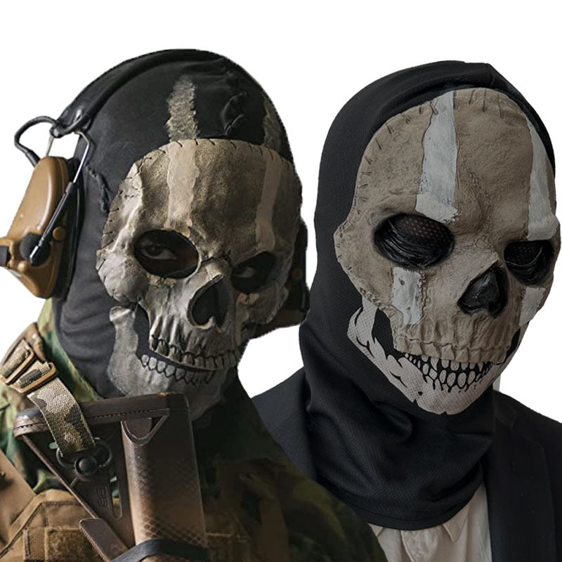 Unisex Latex Ghost Skull Mask for Halloween Cosplay by HitMyNeed