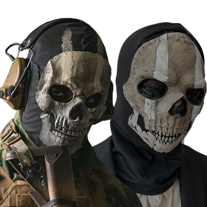 Unisex Latex Ghost Skull Mask for Halloween Cosplay by HitMyNeed