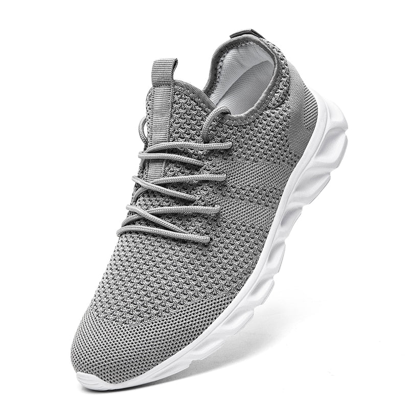 Unisex Lightweight Mesh Running & Training Shoes light-grey 39 by HitMyNeed
