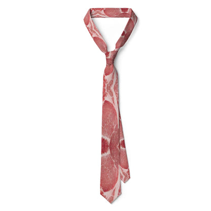 Unisex Meat Print Novelty Tie for Parties & Events by HitMyNeed