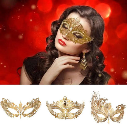 Unisex Metal Fox Eye Masquerade Mask Set by HitMyNeed