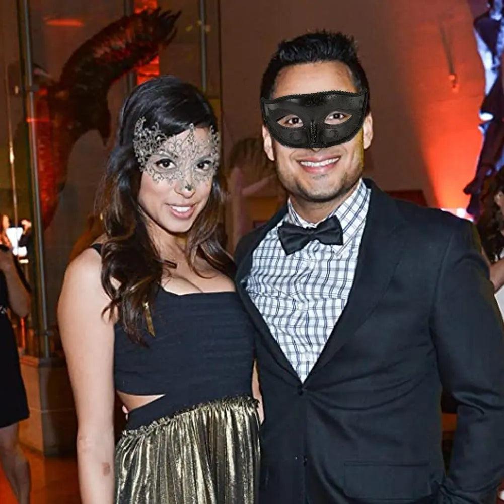 Unisex Metal Fox Eye Masquerade Mask Set by HitMyNeed