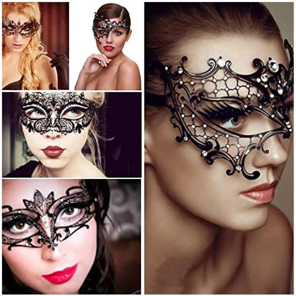 Unisex Metal Fox Eye Masquerade Mask Set by HitMyNeed