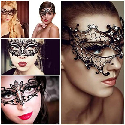 Unisex Metal Fox Eye Masquerade Mask Set by HitMyNeed