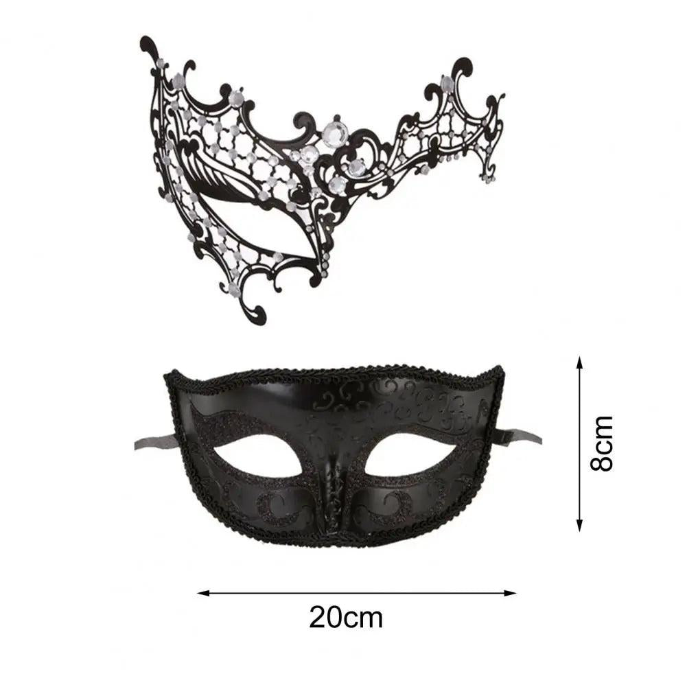 Unisex Metal Fox Eye Masquerade Mask Set by HitMyNeed