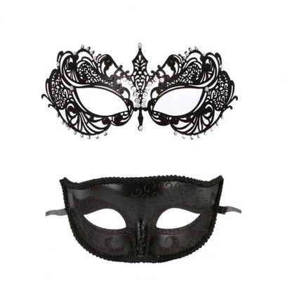 Unisex Metal Fox Eye Masquerade Mask Set a by HitMyNeed
