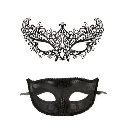Unisex Metal Fox Eye Masquerade Mask Set c by HitMyNeed