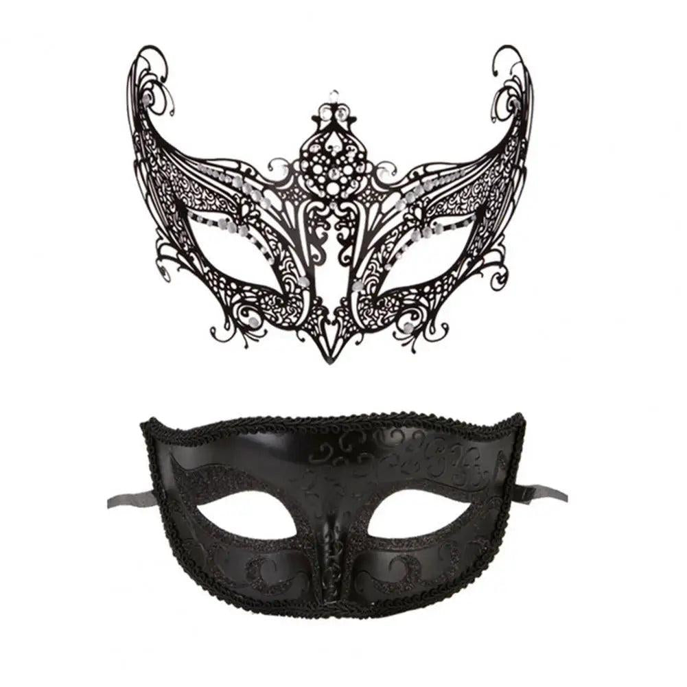 Unisex Metal Fox Eye Masquerade Mask Set e by HitMyNeed